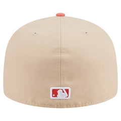 Light Beige/Coral San Francisco Giants New Era Two-Tone Color Pack A-Frame 59FIFTY Fitted Hat