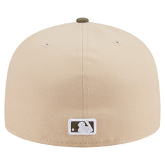 Light Beige/Olive Baltimore Orioles New Era Two-Tone Color Pack A-Frame 59FIFTY Fitted Hat