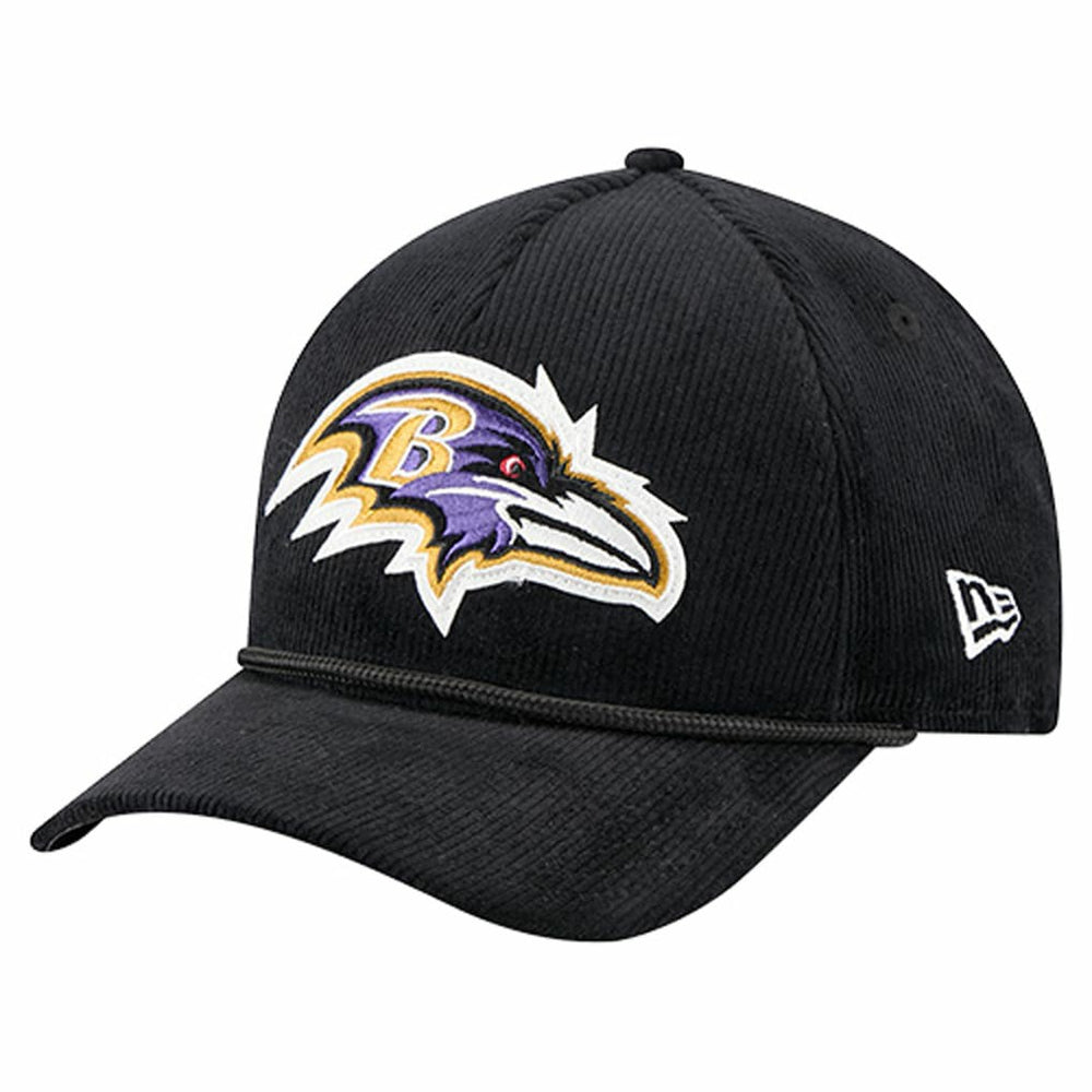 Cord Corduroy 9FORTY A-Frame Adjustable Hat - Baltimore Ravens Hats