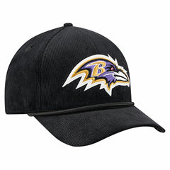 Cord Corduroy 9FORTY A-Frame Adjustable Hat - Baltimore Ravens Hats
