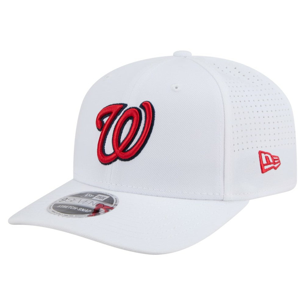 White Washington Nationals New Era COOLERA 9SEVENTY Adjustable Hat