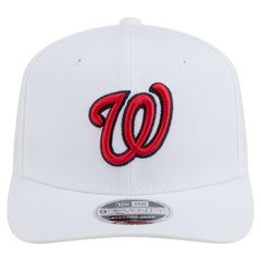 White Washington Nationals New Era COOLERA 9SEVENTY Adjustable Hat