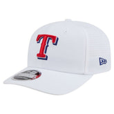 White Texas Rangers New Era COOLERA 9SEVENTY Adjustable Hat