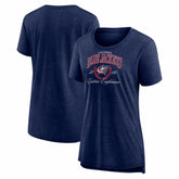 NHL Columbus Blue Jackets Women's Reign Supreme Tri-Blend T-Shirt