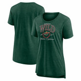 NHL Minnesota Wild Women's Reign Supreme Tri-Blend T-Shirt
