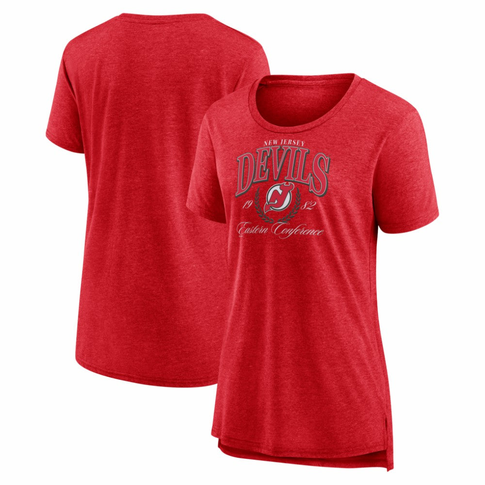 NHL New Jersey Devils Women's Reign Supreme Tri-Blend T-Shirt