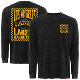 Los Angeles Lakers Sportiqe Men's Bono Long Sleeve T-Shirt