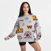 Gameday Couture Women's Always On Repeat Fleece Sweatshirt - Washington Commanders Sweatshirts