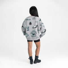 Gameday Couture Women's Always On Repeat Fleece Sweatshirt - Philadelphia Eagles Sweatshirts