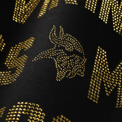 Gameday Couture Women's Oversized Hype Era Rhinestone Text Sweatshirt - Minnesota Vikings Sweatshirts