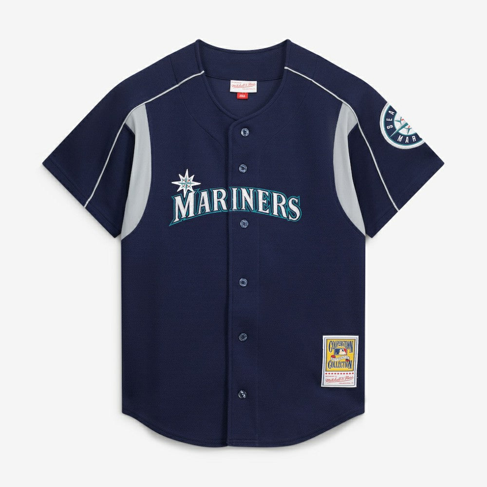 Felix Hernandez Seattle Mariners Mitchell & Ness Cooperstown Collection Batting Practice Jersey – Navy