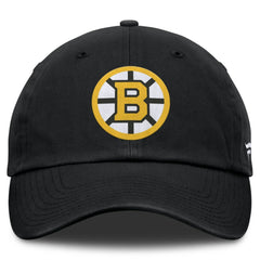 NHL Boston Bruins Fanatics Primary Logo Adjustable Hat