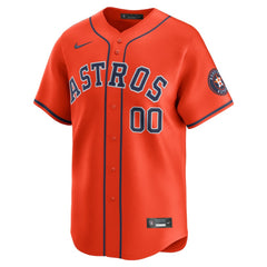Orange Houston Astros Nike Alternate Limited Custom Jersey
