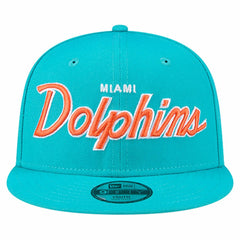 Youth Main Script 9FIFTY Snapback Hat - Miami Dolphins Hats
