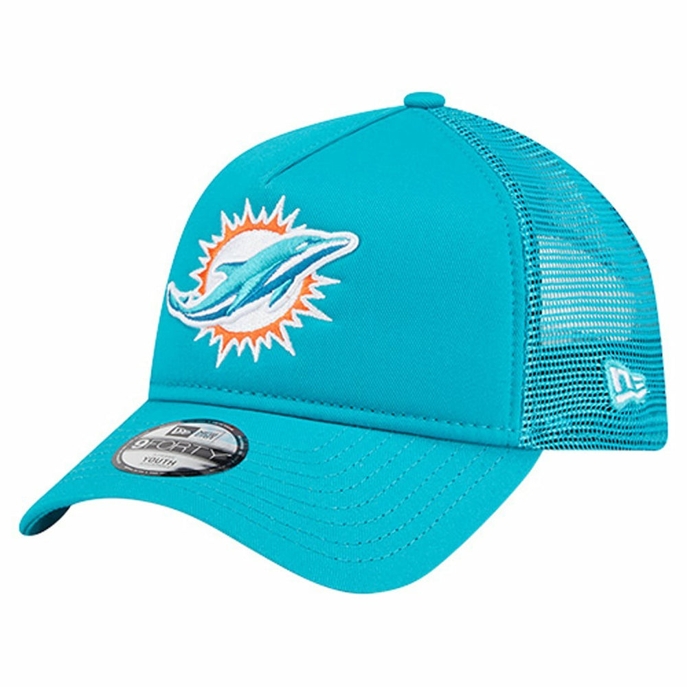 Youth Main A-Frame 9FORTY Adjustable Hat - Miami Dolphins Hats