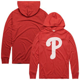 Red Philadelphia Phillies Homage Lightweight Raglan Tri-Blend Pullover Hoodie