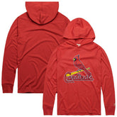 Red St. Louis Cardinals Homage Lightweight Raglan Tri-Blend Pullover Hoodie