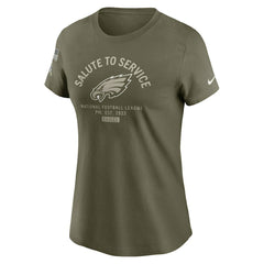 Women's 2025 Salute to Service Sideline T-Shirt - Philadelphia Eagles T-shirts