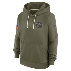 Women's 2025 Salute to Service Sideline Standard Issue Dri-FIT Hoodie - Atlanta Falcons Hoodies