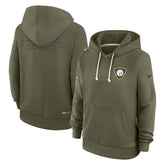 Women's 2025 Salute to Service Sideline Standard Issue Dri-FIT Hoodie - Pittsburgh Steelers Hoodies