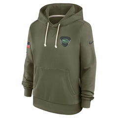 Women's 2025 Salute to Service Sideline Standard Issue Dri-FIT Hoodie - New York Jets Hoodies