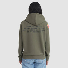 Women's 2025 Salute to Service Sideline Standard Issue Dri-FIT Hoodie - Green Bay Packers Hoodies