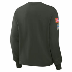 Women's 2025 Salute to Service Sideline Dri-FIT Long Sleeve T-Shirt - Green Bay Packers T-shirts
