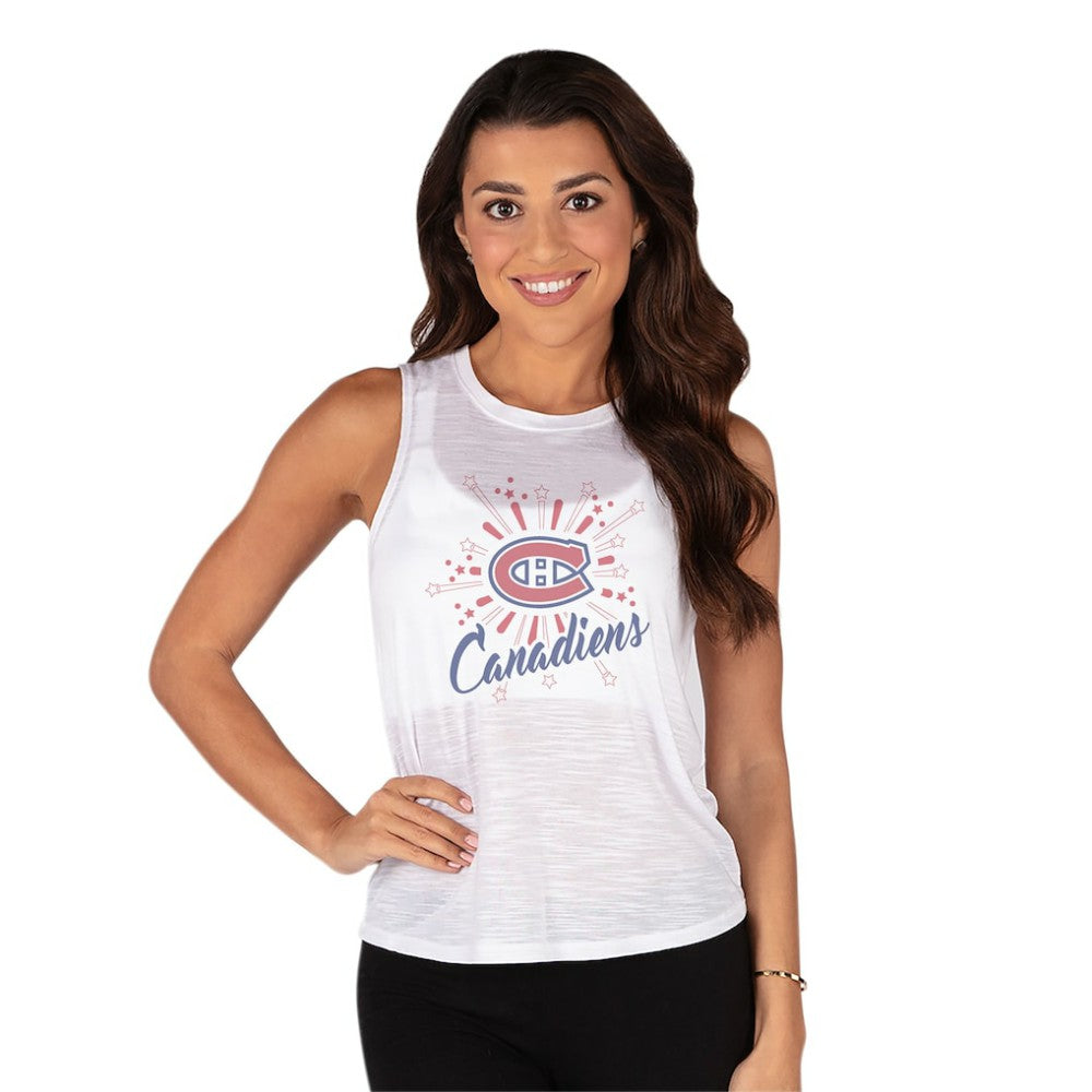NHL Montreal Canadiens Concepts Sport Women's Infuse Knit Tank Top