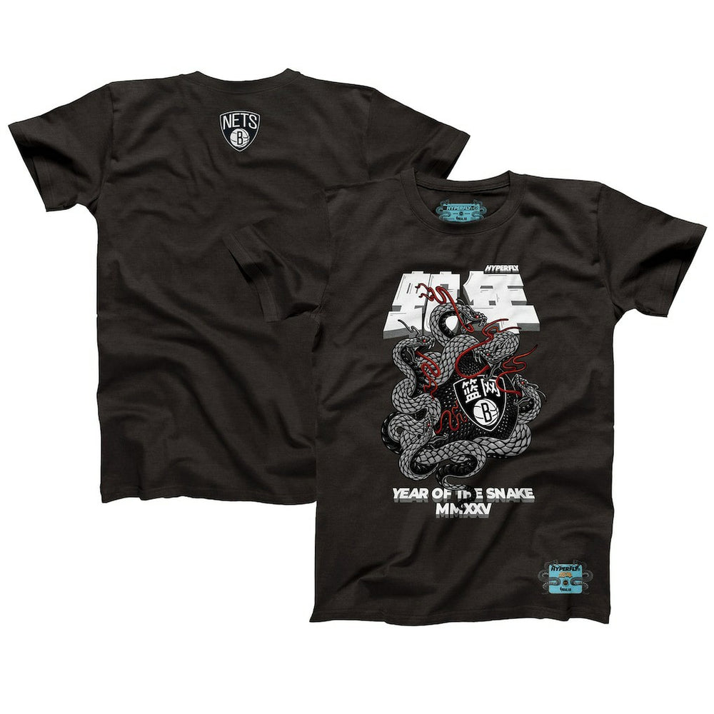 Brooklyn Nets NBALab x Hyperfly Unisex Year of the Snake Lunar New Year Collection T-Shirt
