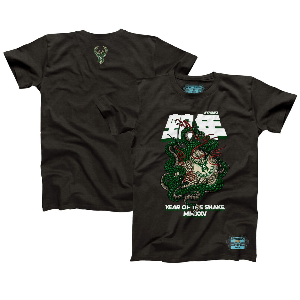 Milwaukee Bucks NBALab x Hyperfly Unisex Year of the Snake Lunar New Year Collection T-Shirt