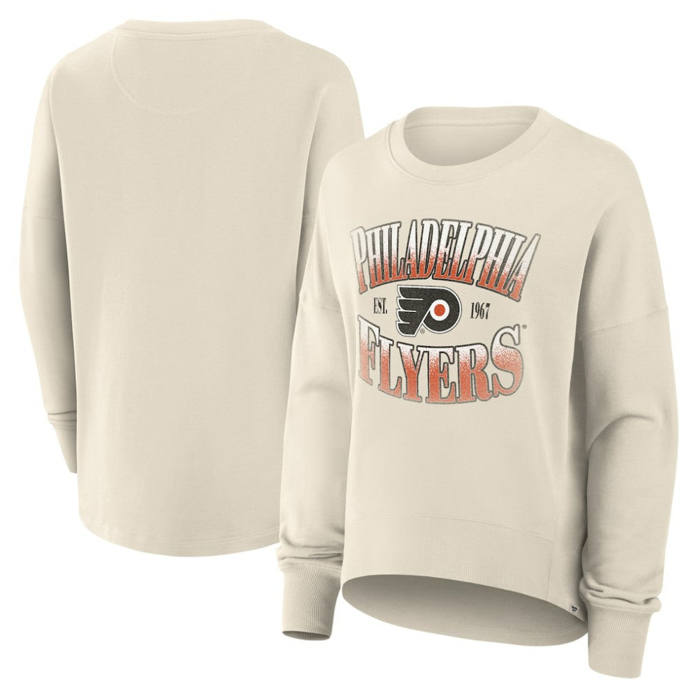 NHL Philadelphia Flyers Fanatics Women's Oversized Slice Pullover Sweatshirt
