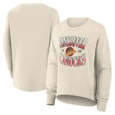 NHL Vancouver Canucks Fanatics Women's Oversized Vintage Slice Pullover Sweatshirt