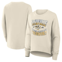 NHL Nashville Predators Fanatics Women's Oversized Slice Pullover Sweatshirt