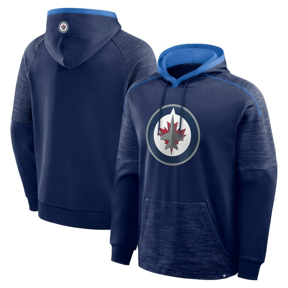 NHL Winnipeg Jets Fanatics Goaltender Defender Pullover Hoodie