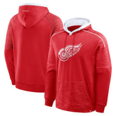 NHL Detroit Red Wings Fanatics Goaltender Defender Pullover Hoodie
