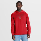 NHL New Jersey Devils Fanatics Penalty Shot Long Sleeve Hoodie T-Shirt