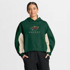 NHL Minnesota Wild Fanatics Women's Back Check Boxy Hoodie