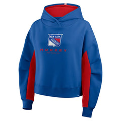 NHL New York Rangers Fanatics Women's Back Check Boxy Hoodie