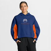 NHL Edmonton Oilers Fanatics Women's Back Check Boxy Hoodie