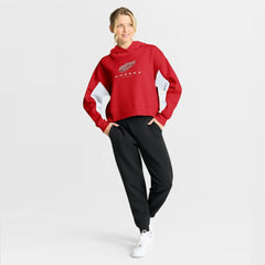 NHL Detroit Red Wings Fanatics Women's Back Check Boxy Hoodie