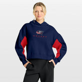 NHL Columbus Blue Jackets Fanatics Women's Back Check Boxy Hoodie
