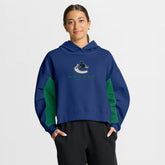 NHL Vancouver Canucks Fanatics Women's Back Check Boxy Hoodie