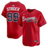 Red Spencer Strider Atlanta Braves Nike Alternate Limited Player Jersey