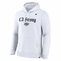NHL Los Angeles Kings Fanatics Unisex LA Strong Premium Fleece Pullover Hoodie