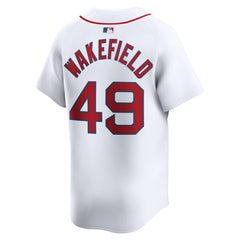 White Tim Wakefield Boston Red Sox Nike Home Limited Player Jersey