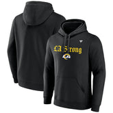 Unisex LA Strong Fleece Pullover Hoodie - Los Angeles Rams Hoodies