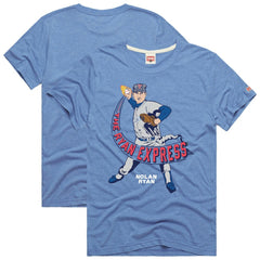 Light Blue Nolan Ryan Texas Rangers Homage Graphic Player T-Shirt