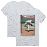 Ash Nolan Ryan Texas Rangers Homage 1991 Topps Baseball Card Player T-Shirt