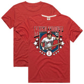 Red Mike Trout Los Angeles Angels Homage Graphic Player T-Shirt