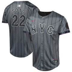 Gray Juan Soto New York Mets Nike Youth City Connect Limited Jersey